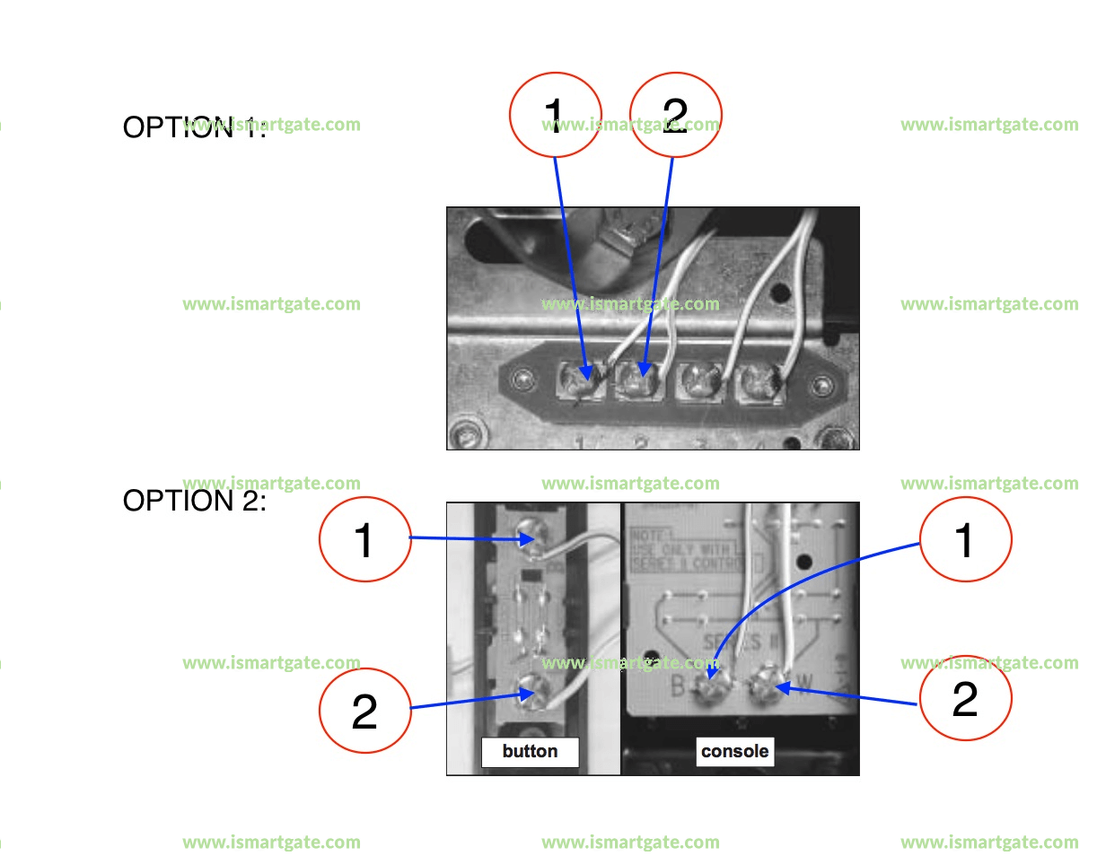 Wiring diagram for GENIE Screw Drive